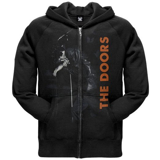 The Doors - Mens Mic Stand Zip Hoodie OG Exclusive