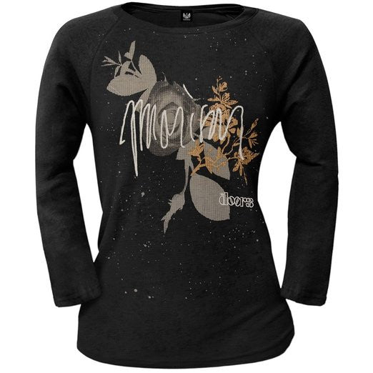 The Doors - Rose Juniors Thermal Long Sleeve T-Shirt