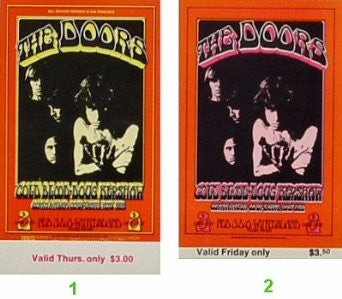 The Doors 1970s Ticket