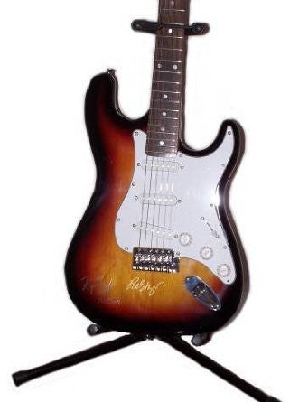 The Doors Authentic Band Signed Autographed Guitar COA