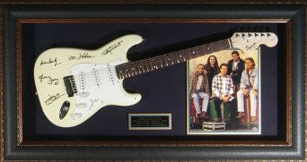 The Eagles - Laser Engraved Signature Framed Guitar - Laser Engraved Guitars
