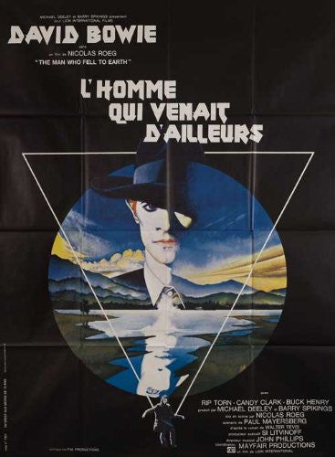 The Man Who Fell to Earth 1976 Original France Grande Movie Poster Nicolas