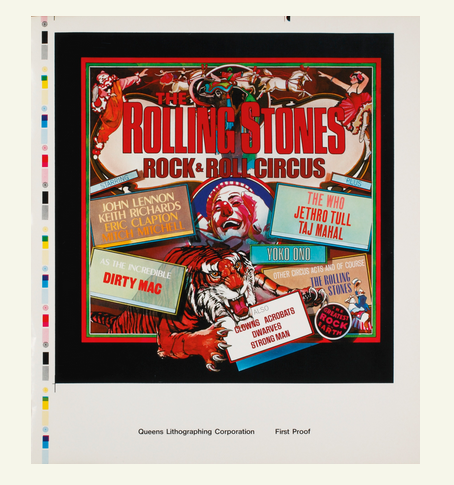 The Rolling Stones 123 Album Cover Proofs