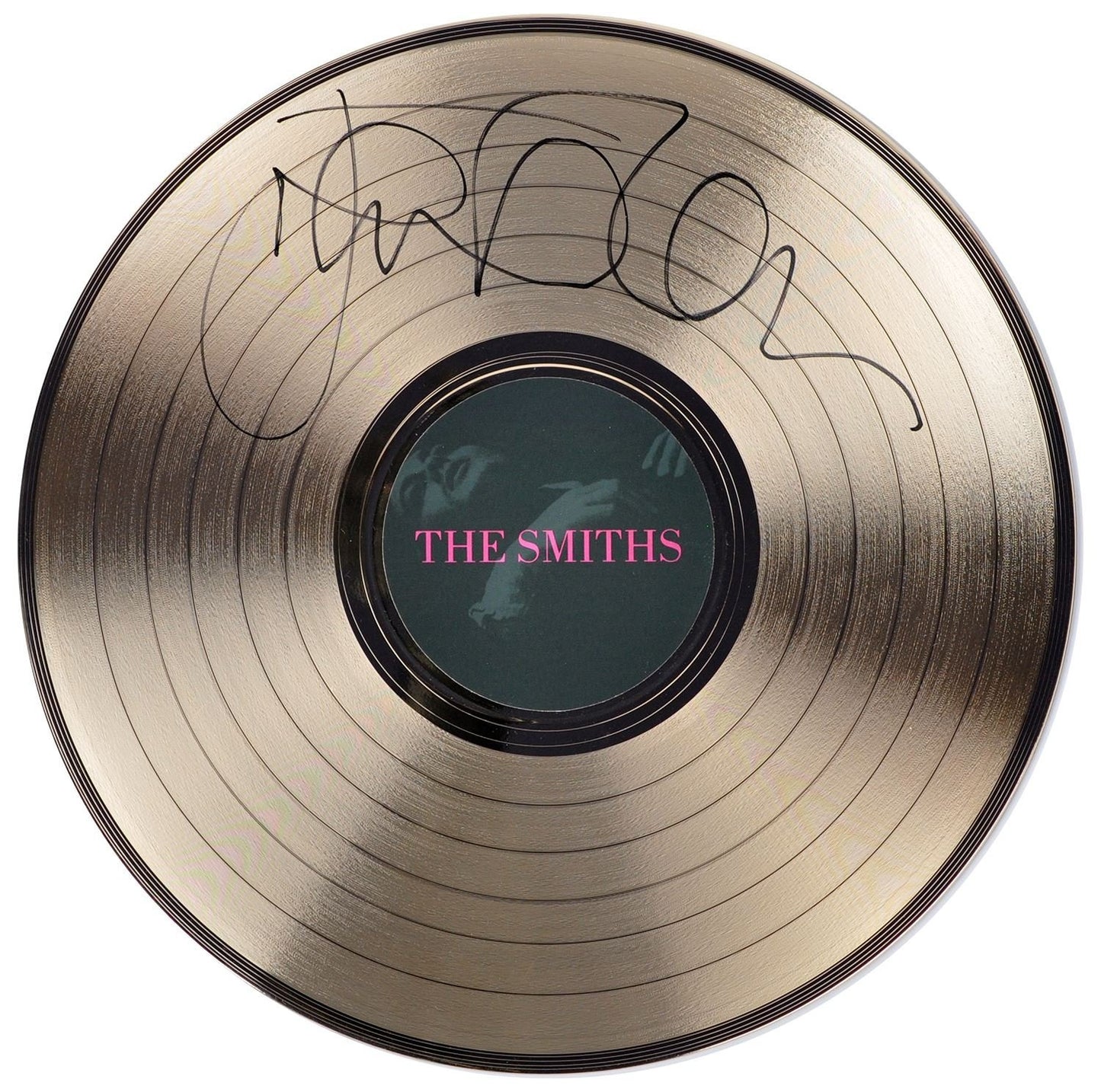 The Smiths - Johnny Marr - Authentic Autographed Gold Record