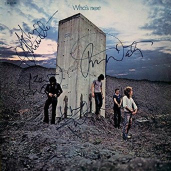 The Who Band Signed Who's Next Album