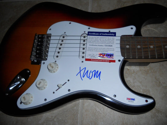 Thom Yorke Radiohead Signed Autographed Electric Guitar PSA Certified