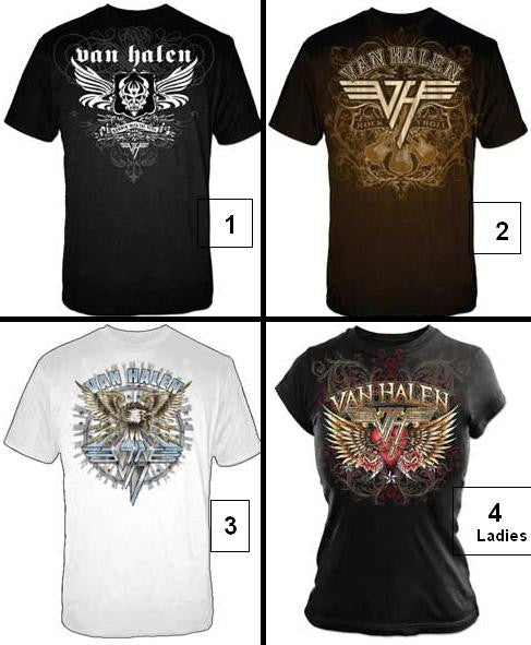 Van Halen - T-Shirts Catalog