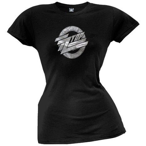 ZZ Top - Silver Logo Juniors T-Shirt
