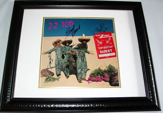 ZZ Top Autographed Signed El Loco Album PSA/DNA & Video Proof