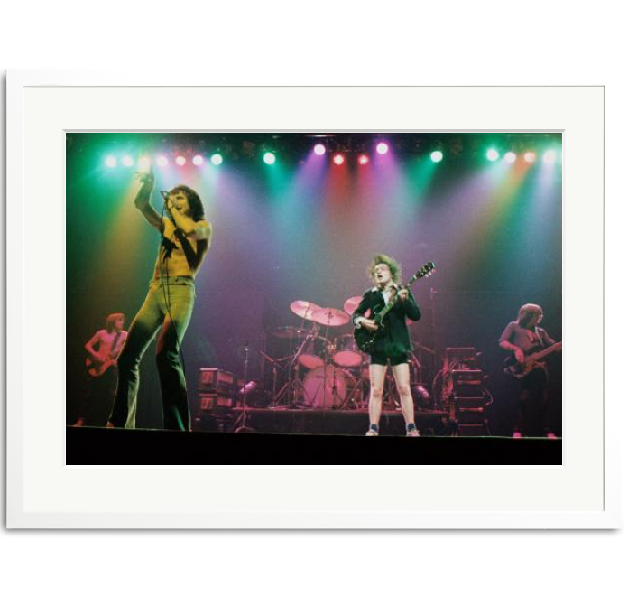 AC/DC on stage Coventry 1978