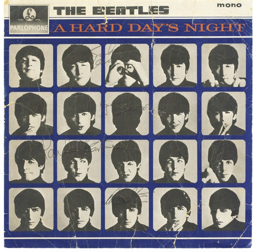 The Beatles slick for A Hard Day's Night for 1964