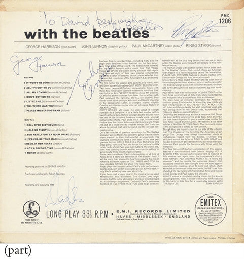 Signed With The Beatles Album Parlophone Records 1963