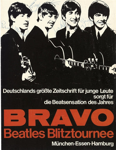 The Beatles German Souvenir BRAVO Beatles Blitztournee 1966