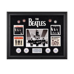 The Beatles On The Ed Sullivan Show Framed