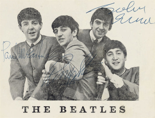The Beatles Fan Club Publicity Postcard 1963