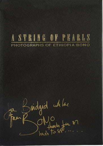 The Joshua Tree and String of Pearls book SIGNED 1987-1988