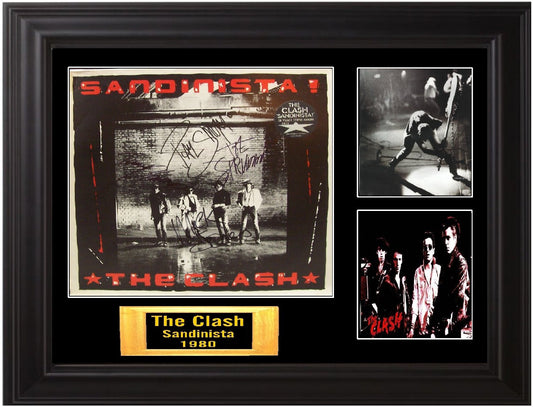The Clash Autographed Lp