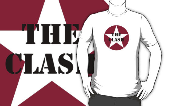 The Clash Red Star Mens White