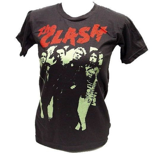 THE CLASH 80s UK Concert Vintage Punk Rock T-Shirt