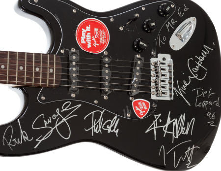 Def Leppard Signed Guitar