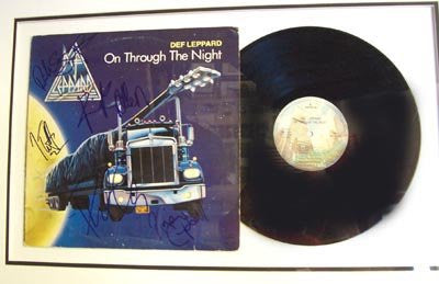 Def Leopard Autographed Album - Signed LPs