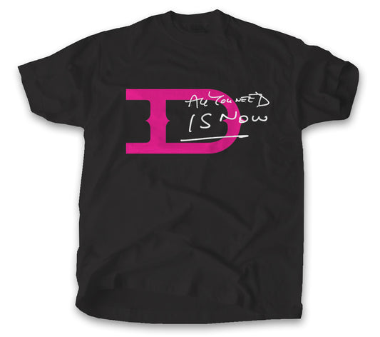 BLACK "D" logo Girls cut T