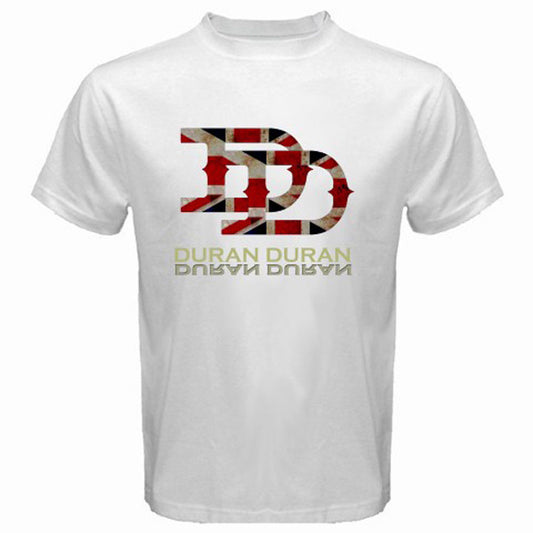 DURAN DURAN 80s Pop Rock Retro Group Music Men's White T-Shirt Size S to 3XL