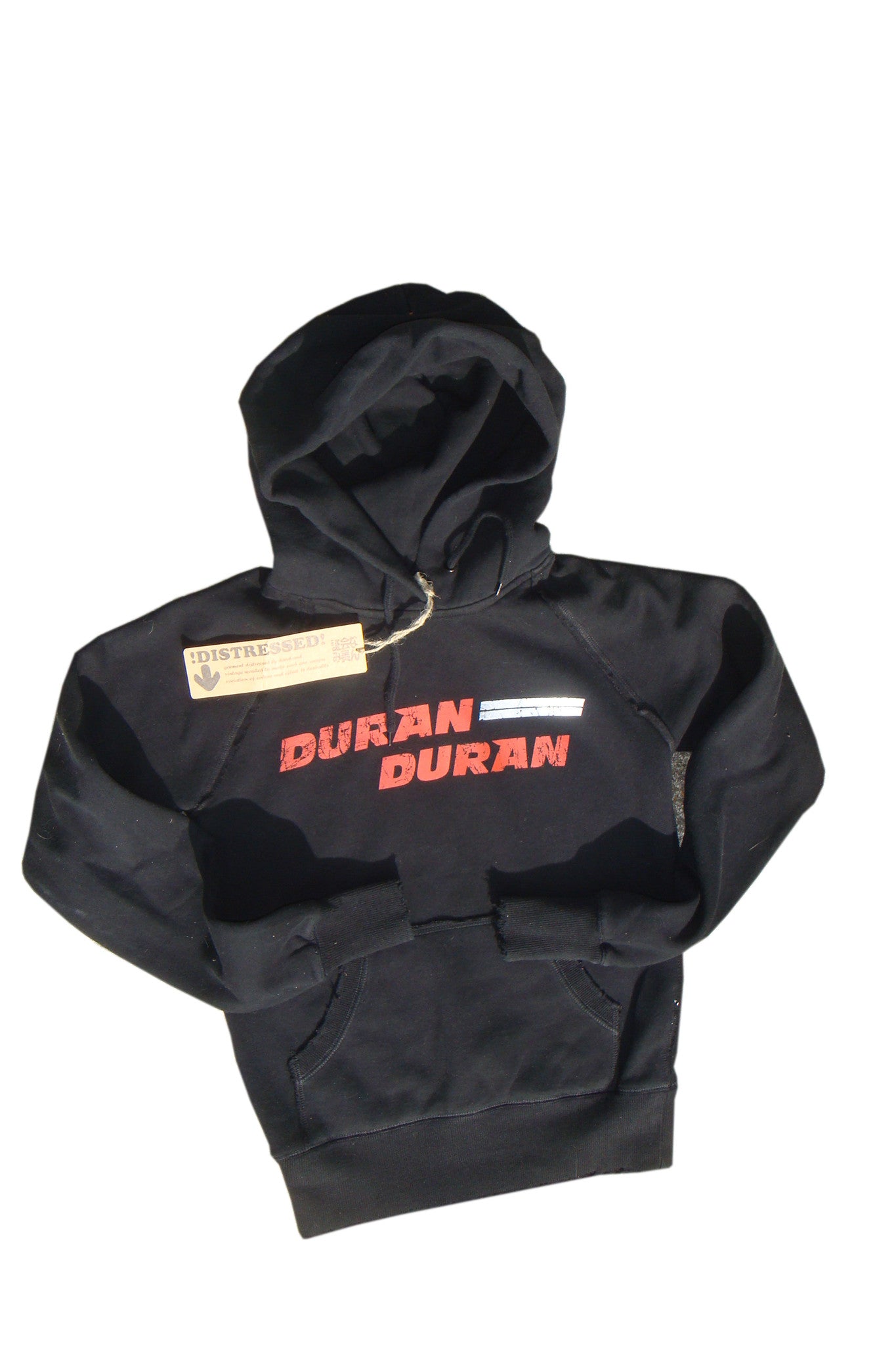 Retro Logo Ink and Foil Distressed Hoody (Girls fit)