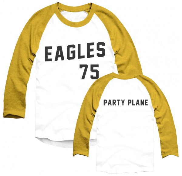Two Tone Eagles '75 "Party Plane" Baseball T-Shirt