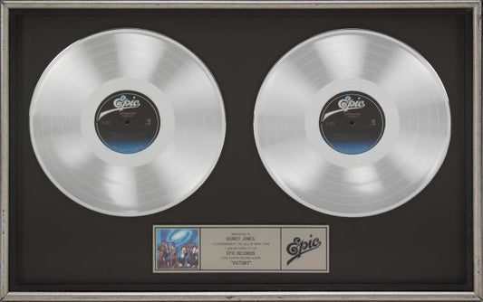 Lot 46: THE JACKSONS "MULTI-PLATINUM" RECORD AWARD