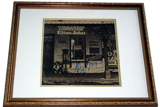 Elton John Autographed Signed Tumbleweed Album & Video Proof