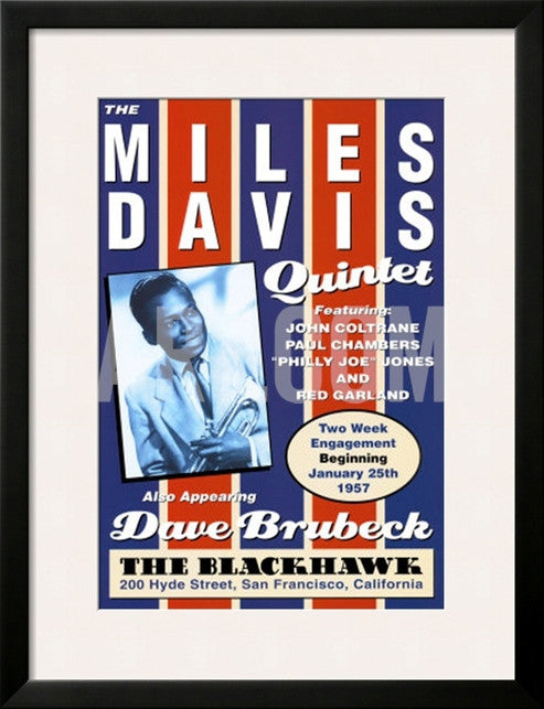Miles Davis Quintet at the Blackhawk, San Francisco, California, 1957