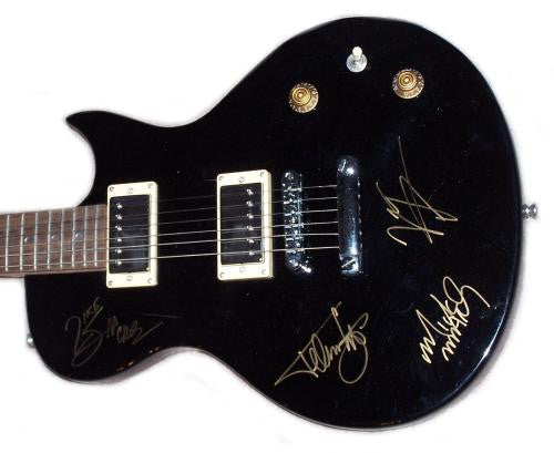 Motley Crue Autographed Guitar