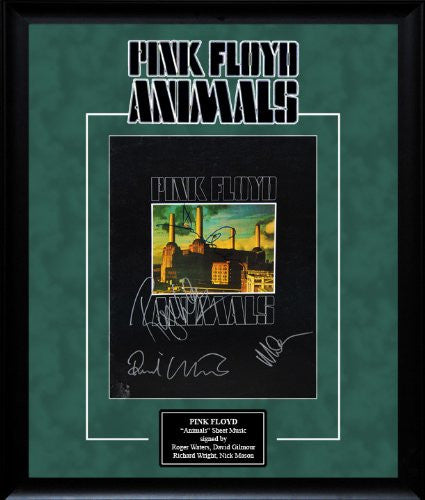 Pink Floyd Band Signed Animals Sheet Music