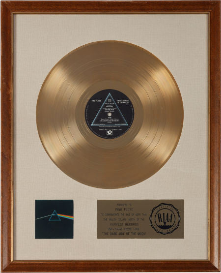 Pink Floyd Dark Side of the Moon RIAA Gold Record Award