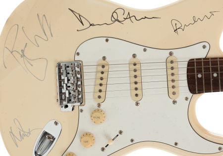 Pink Floyd Band-Signed Guitar.
