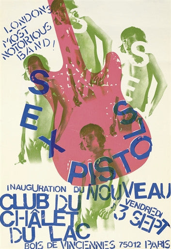 The Sex Pistols Poster Most Notorious Band September 1976