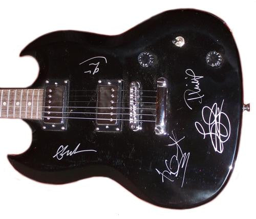 Radiohead Autographed Guitar