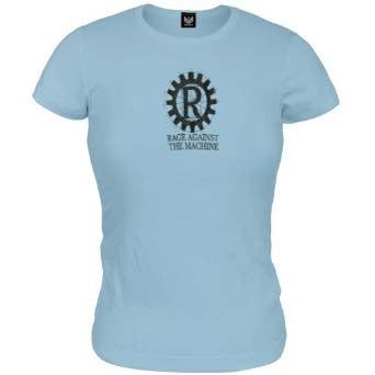 Rage Against The Machine - Womens - Logo Junior Babydoll One Size Light Blue