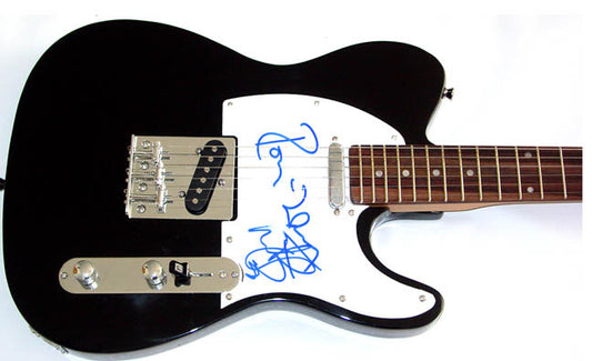 Rolling Stones Ron Wood Charlie Watts Signed Guitar PSA/DNA