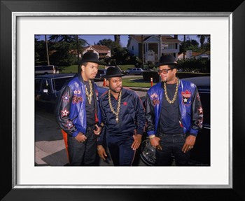 Rap Group Run DMC: Joe Simmons, Jason Mizell and Darryl McDaniels