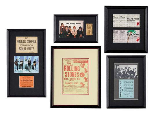 Lot 975: 1964-1976 Rolling Stones Ticket & Handbill Collection (6)