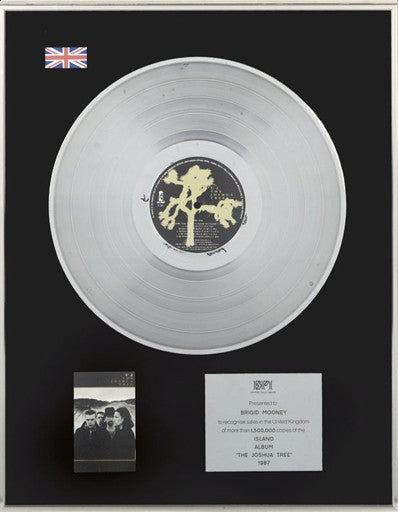 U2 'Platinum' Disc The Joshua Tree