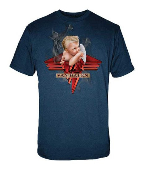 Van Halen '1984' Smoking Baby navy blue t-shirt