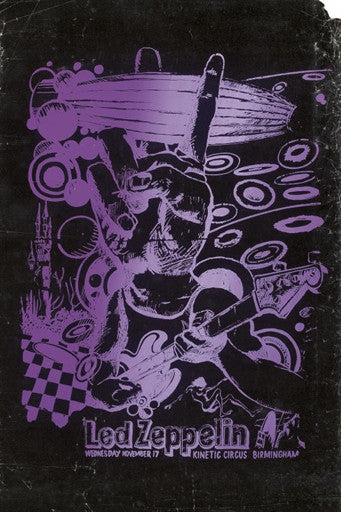 Led Zeppelin Concert Poster November 1971