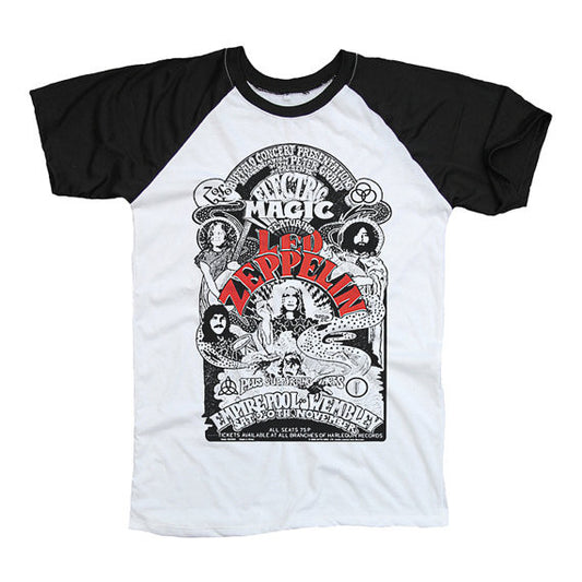 Led Zeppelin Indie Rock Black & White Two Tone Shirt T-Shirt Unisex Men Women Size S M L XL